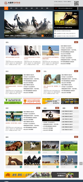 大連網(wǎng)站建設(shè)-大連馬術(shù)協(xié)會(huì)